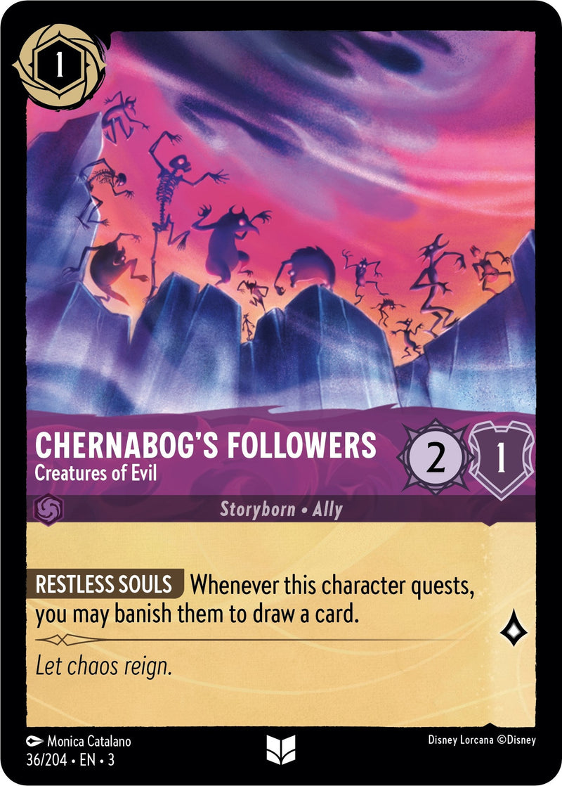 Chernabog's Followers - Creatures of Evil (36/204) - Into the Inklands  [Uncommon]
