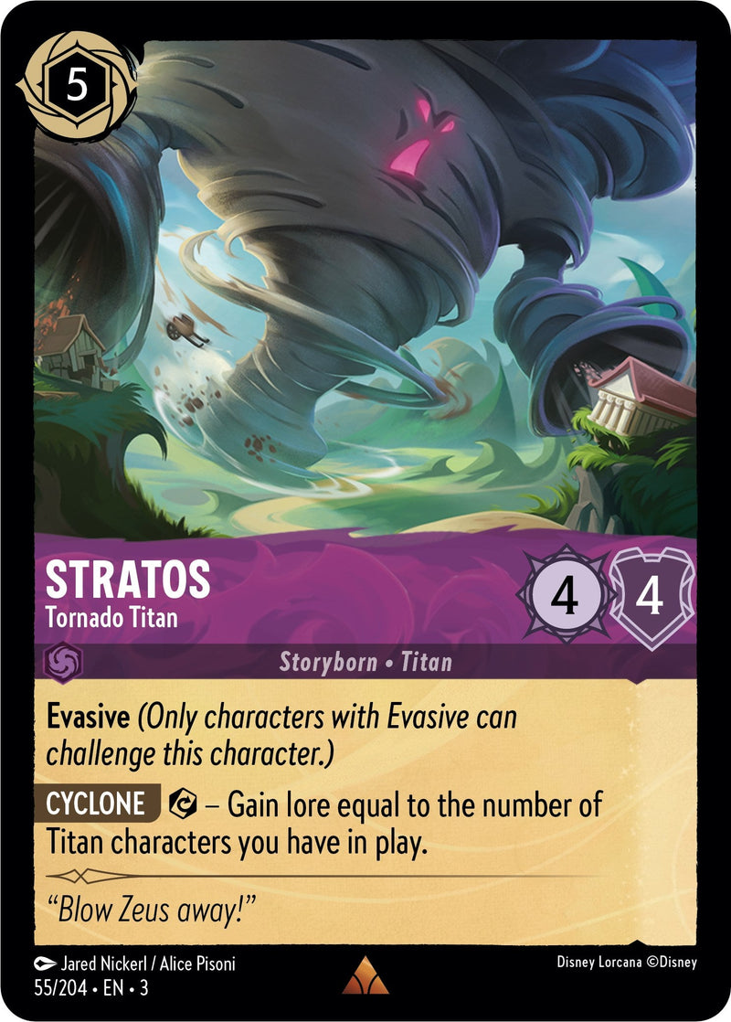 Stratos - Tornado Titan (55/204) - Into the Inklands  [Rare]