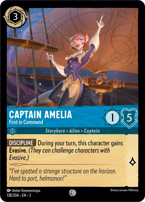 Captain Amelia - First in Command (138/204) - Into the Inklands  [Common]