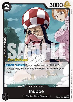 Inuppe (OP06-082) - Wings of the Captain Pre-Release Cards  [Common]
