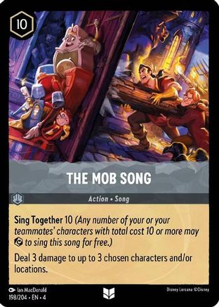 The Mob Song (198/204) - Ursulas Return Cold Foil [Uncommon]