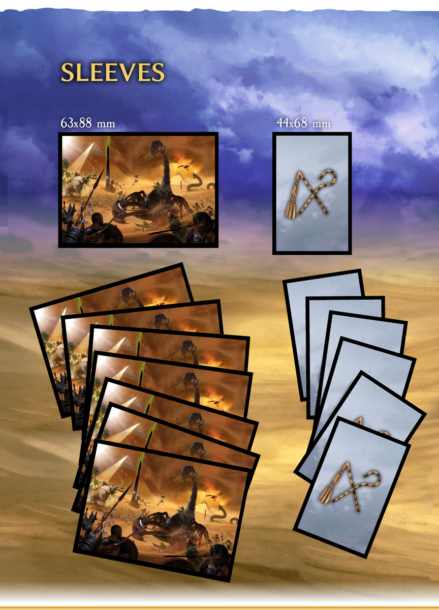 Kemet: Blood and Sand - Sleeves Game Up Board Game Bliss Kemet: Blood and Sand - Sleeves Game Up Board Game Bliss