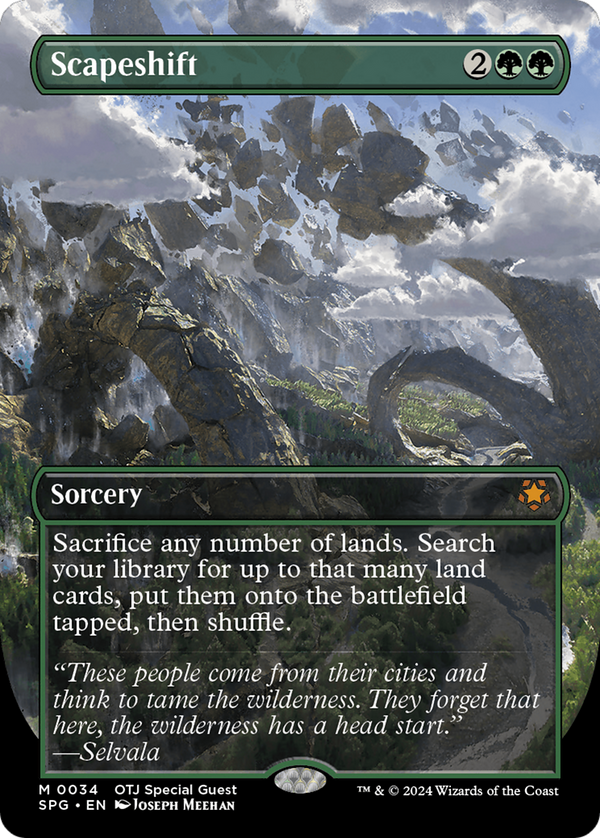 Scapeshift (SPG-034) - Special Guests (Borderless) [Mythic]