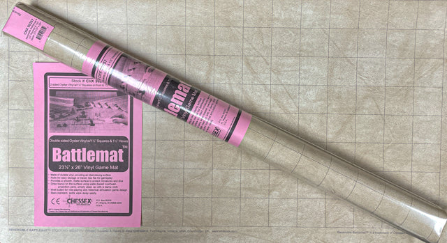 Chessex - Reversible Battlemat 1½" Squares & Hexes - 23.5"x26"