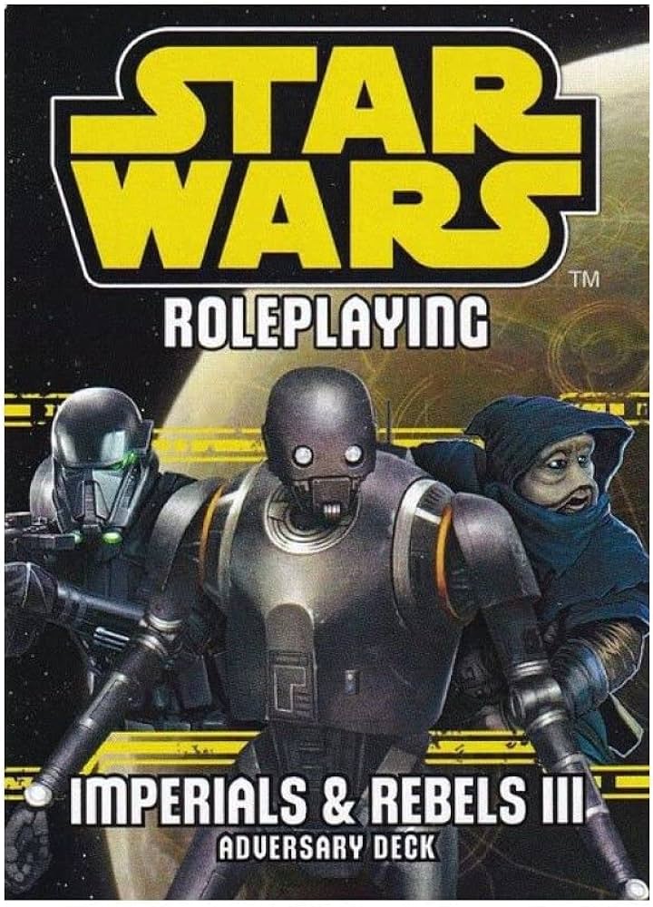 Star Wars: Roleplaying - Imperials and Rebels III Adversary Deck