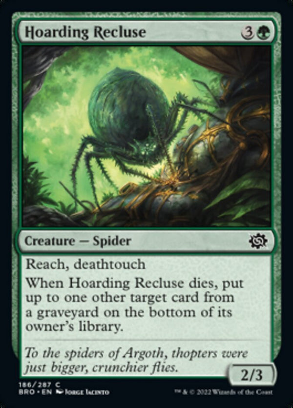 Hoarding Recluse (BRO-186) - The Brothers' War [Common]