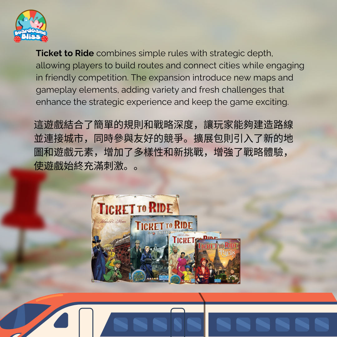 Ticket to Ride BoardGame Bundle