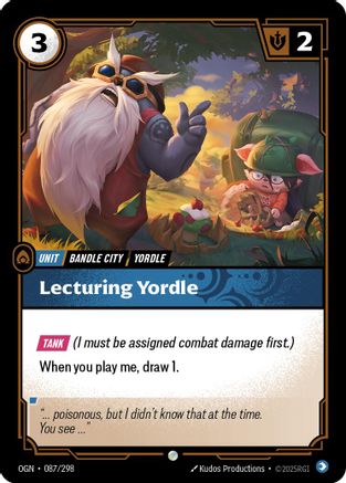 Lecturing Yordle (087/298) - Origins