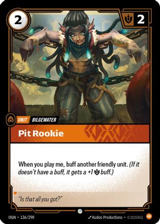 Pit Rookie (136/298) - Origins Foil