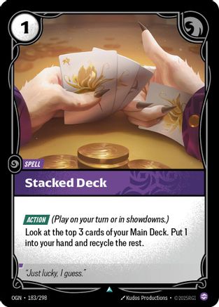 Stacked Deck (183/298) - Origins