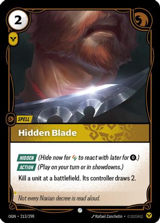 Hidden Blade (213/298) - Origins