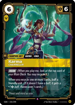 Karma - Channeler (235/298) - Origins Foil