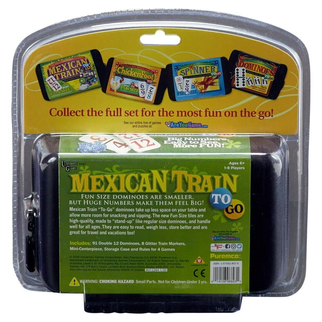 Mexican Train Dominoes To-Go (Blister Pack)