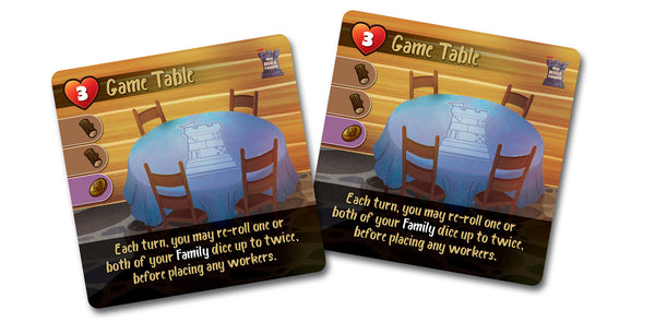 Creature Comforts Dice Tower Promo Cards