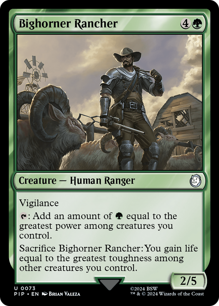 Bighorner Rancher (PIP-073) - Fallout [Uncommon]