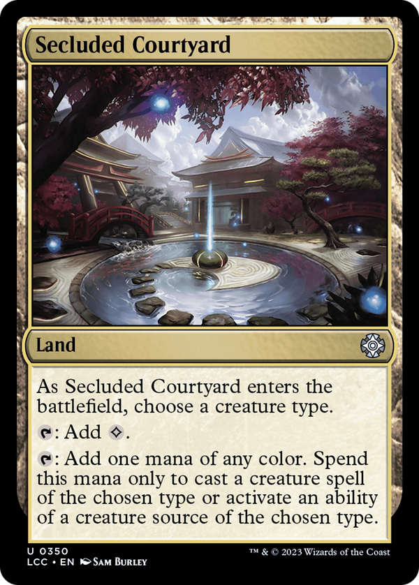 Secluded Courtyard (LCC-350) - The Lost Caverns of Ixalan Commander [Uncommon]
