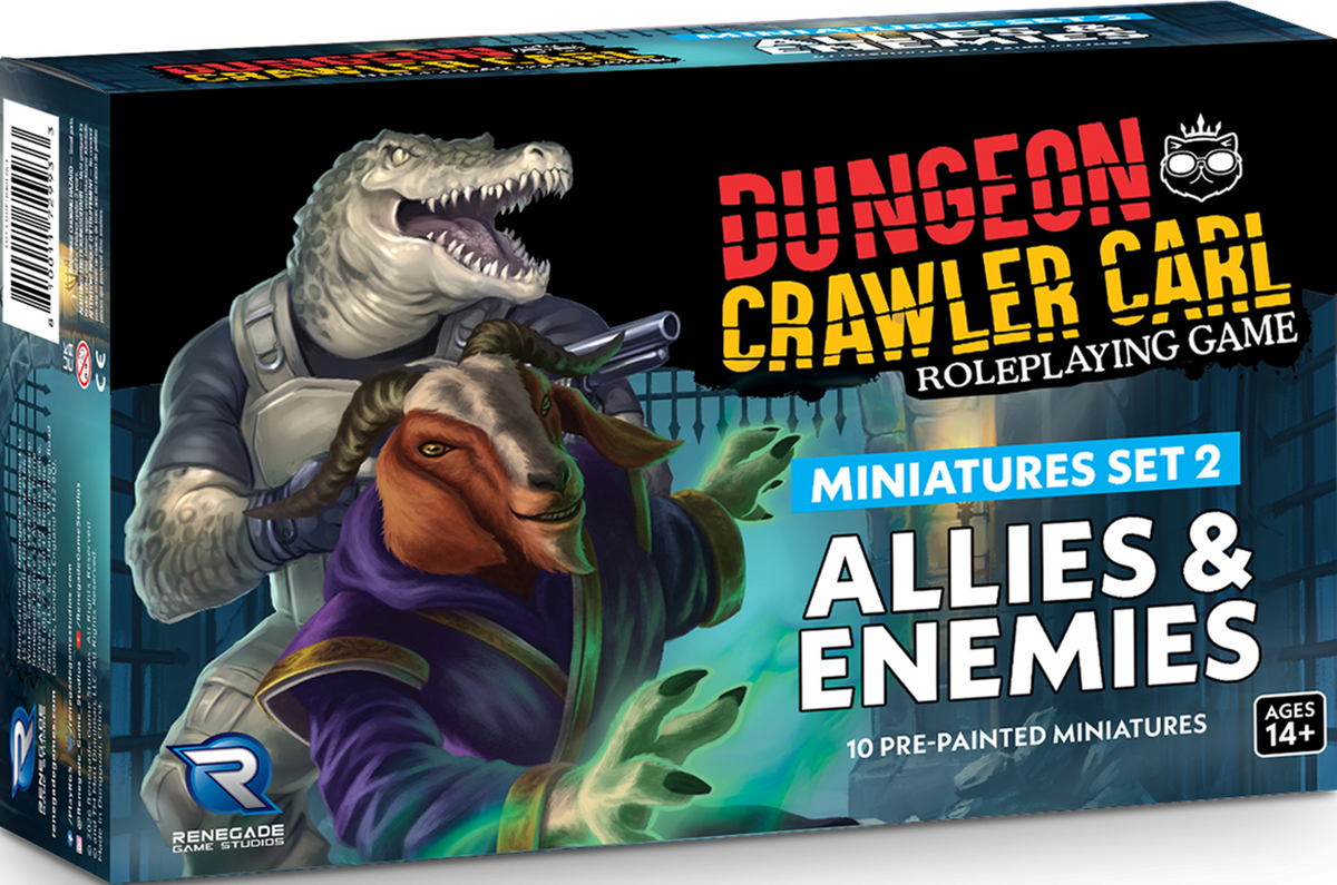 Dungeon Crawler Carl RPG: Miniatures Set 2: Allies & Enemies *PRE-ORDER*