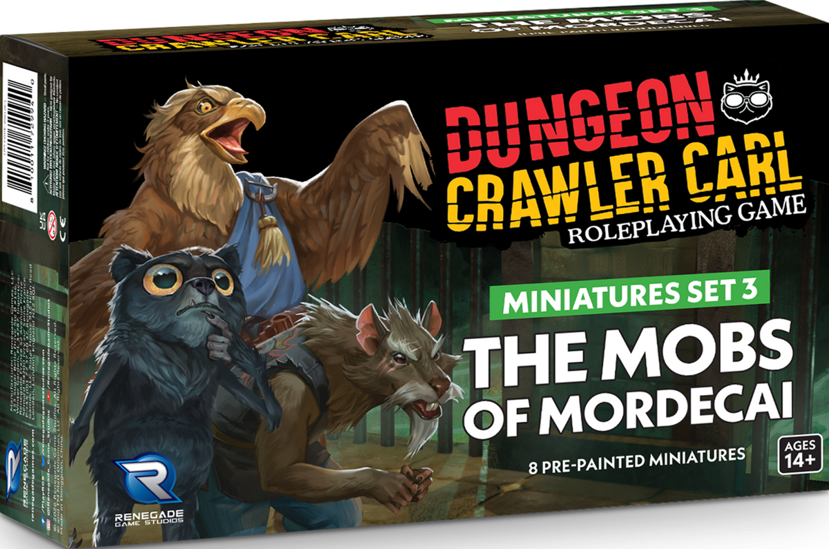 Dungeon Crawler Carl RPG: Miniatures Set 3: The Mobs of Mordecai *PRE-ORDER*
