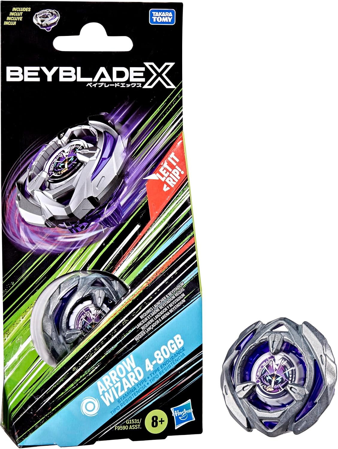 Beyblade BBX Gen 4 Booster Single - Arrow Wizard 4-80GB