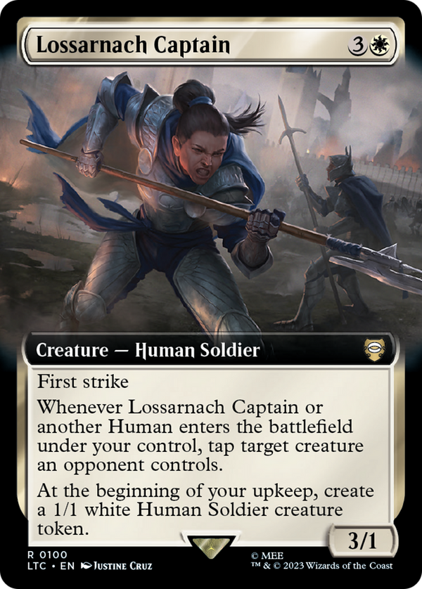 Lossarnach Captain (LTC-100) - Tales of Middle-earth Commander: (Extended Art) [Rare]