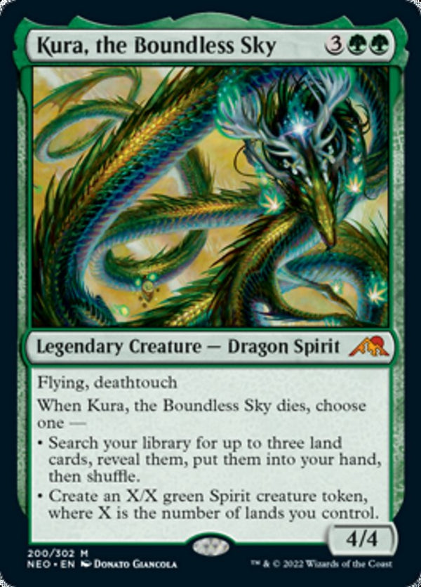 Kura, the Boundless Sky (NEO-200) - Kamigawa: Neon Dynasty [Mythic]