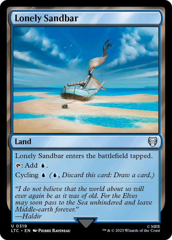 Lonely Sandbar (LTC-319) - Tales of Middle-earth Commander [Uncommon]