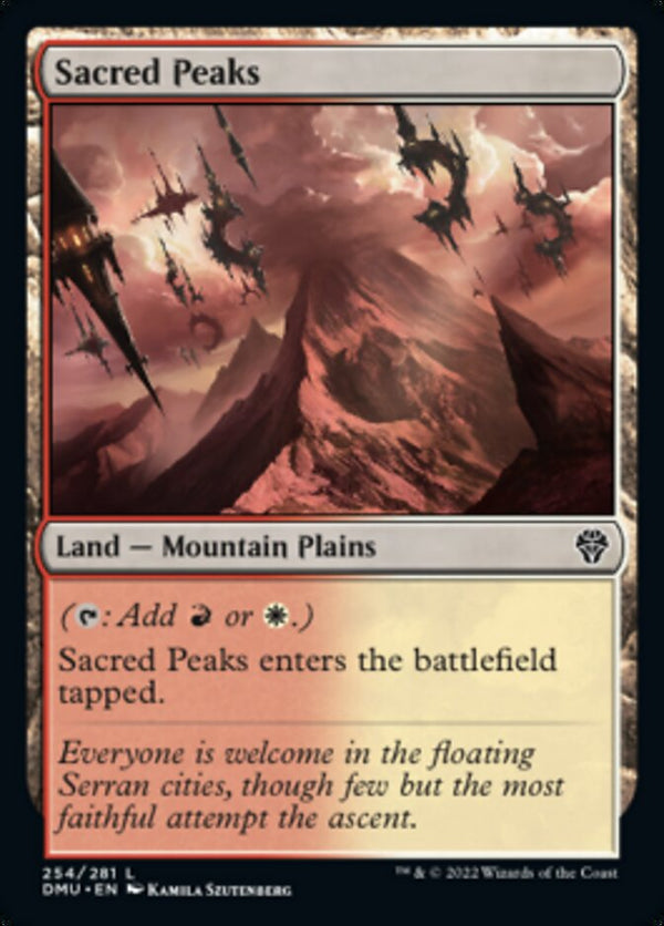 Sacred Peaks (DMU-254) - Dominaria United [Common]