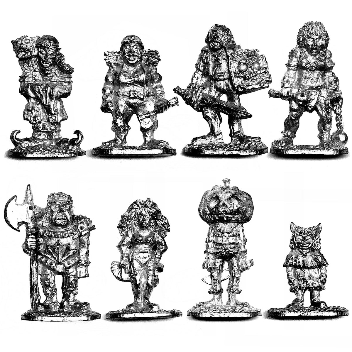 Dungeon Degenerates Adventurer Miniatures - Adventurer Expansion - In Metal