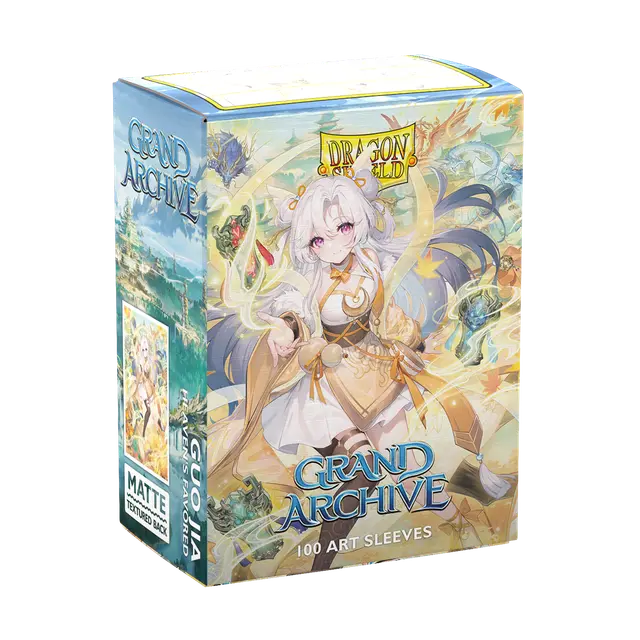 Dragon Shield - Limited Edition Matte Art Sleeves: Grand Archive: Guo Jia, Heaven's Favoured (100ct)