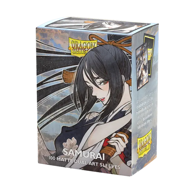 Dragon Shield - Limited Edition Matte Dual Art Sleeves: Samurai (100ct)