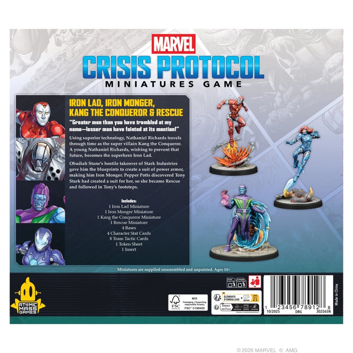 Marvel: Crisis Protocol: Iron Lad, Iron Monger & Kang the Conqueror