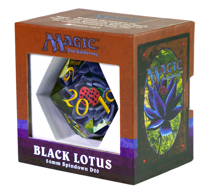 Sirius Dice - D20 Magic: The Gathering Black Lotus (54mm)