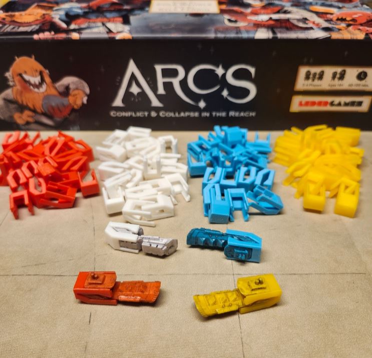 BGisGood - ARCS - Ship Miniatures Stable Cilps (4 Color)