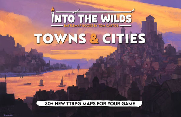 Into the Wilds Battlemap Books - Towns & Cities *PRE-ORDER*