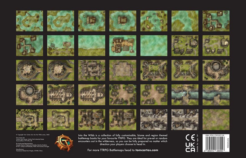 Into the Wilds Battlemap Books - Swamps & Ruins *PRE-ORDER*