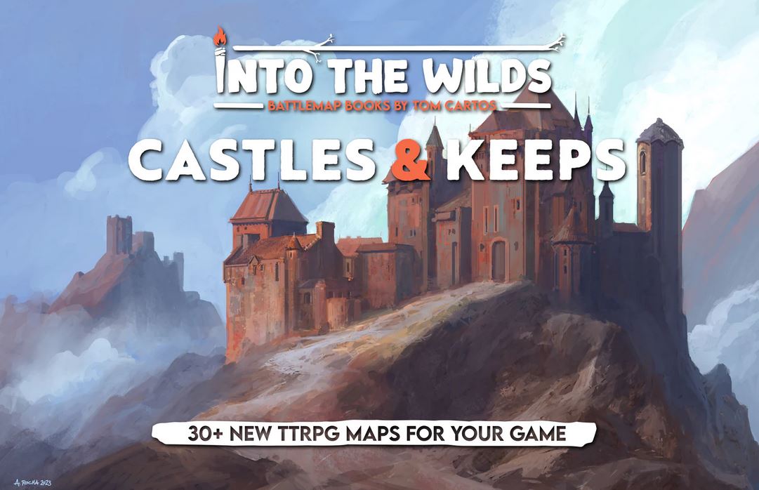 Into the Wilds Battlemap Books - Castles & Keeps