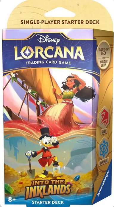 Disney Lorcana - Into the Inklands - Starter Deck (Ruby/Sapphire)