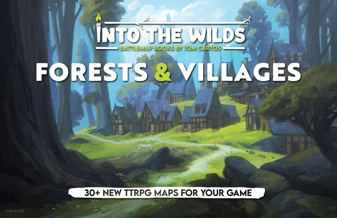 Into the Wilds Battlemap Books - Forests & Villages