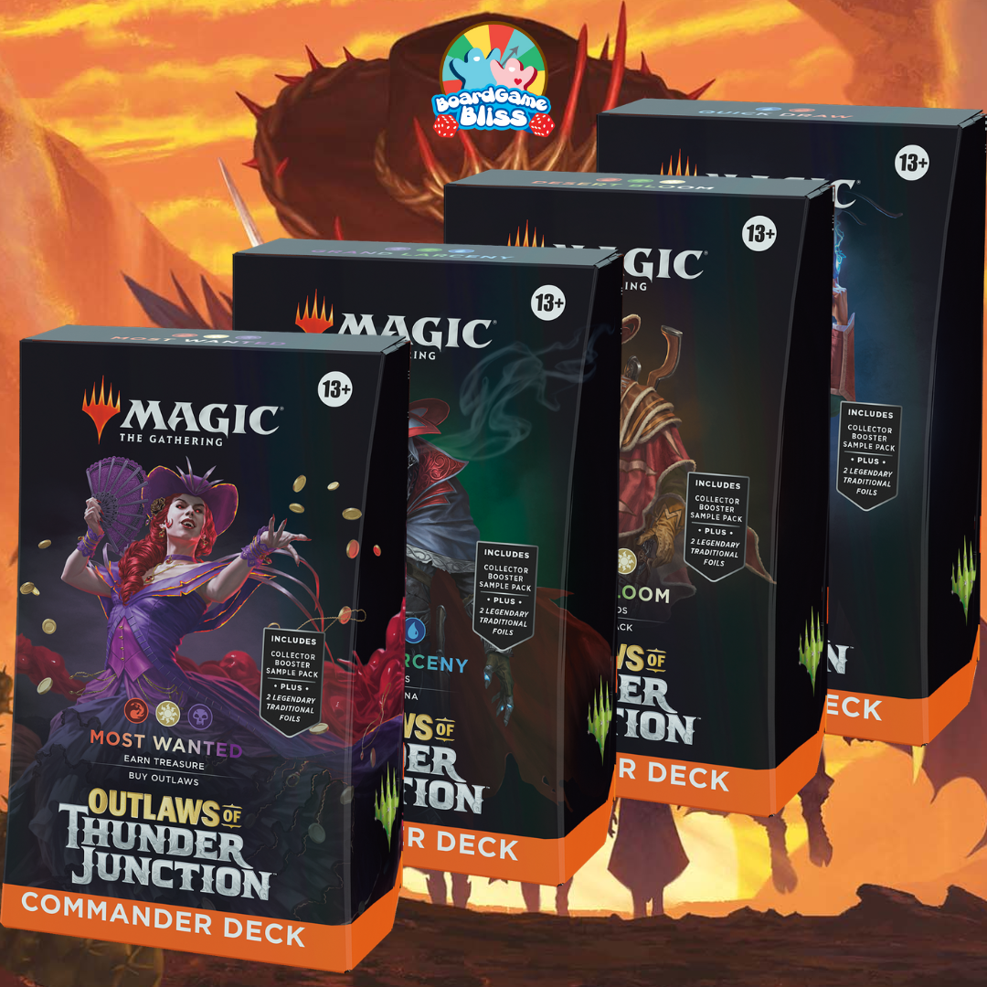 Magic: The Gathering: Outlaws of Thunder Junction Commander Deck (Set of 4)