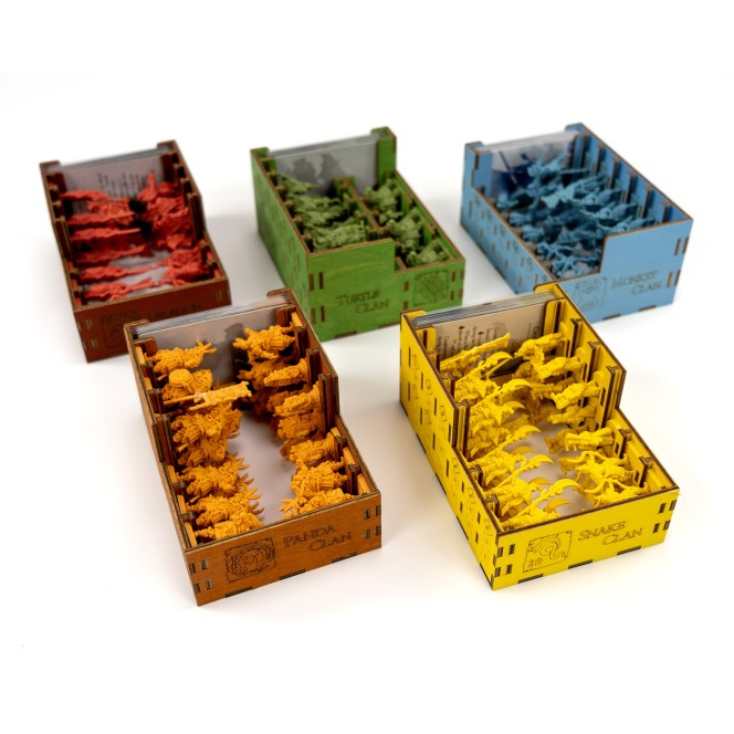 Gaming Trunk - Wall Organizer | 2 Box Storage Solution for The Great Wall (Natural)