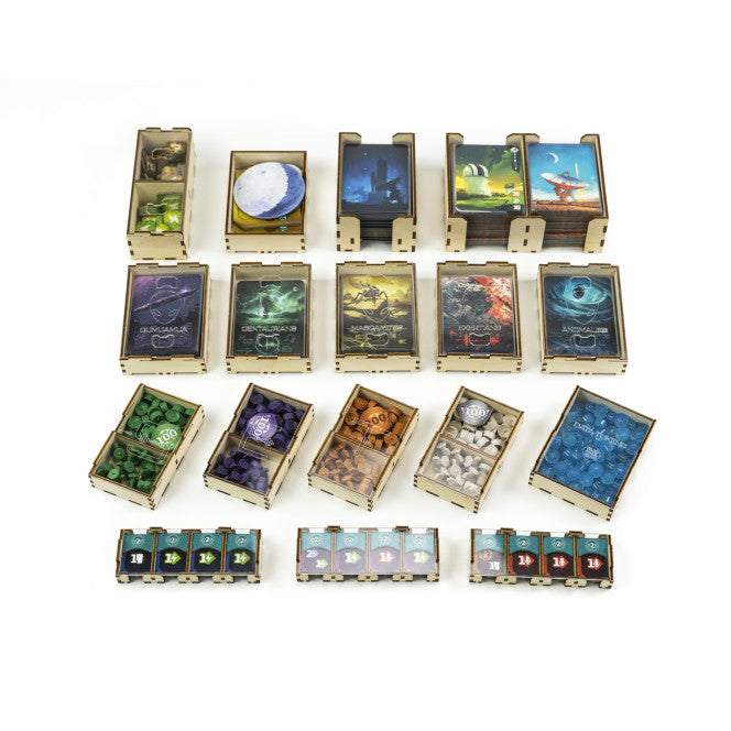 Gaming Trunk - Seti Organizer for SETI (Walnut Deluxe)