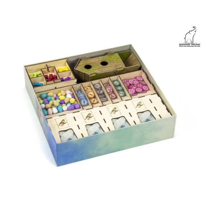 Gaming Trunk - Wings Organizer Revision 2 Compatible with Wingspan and Expansions