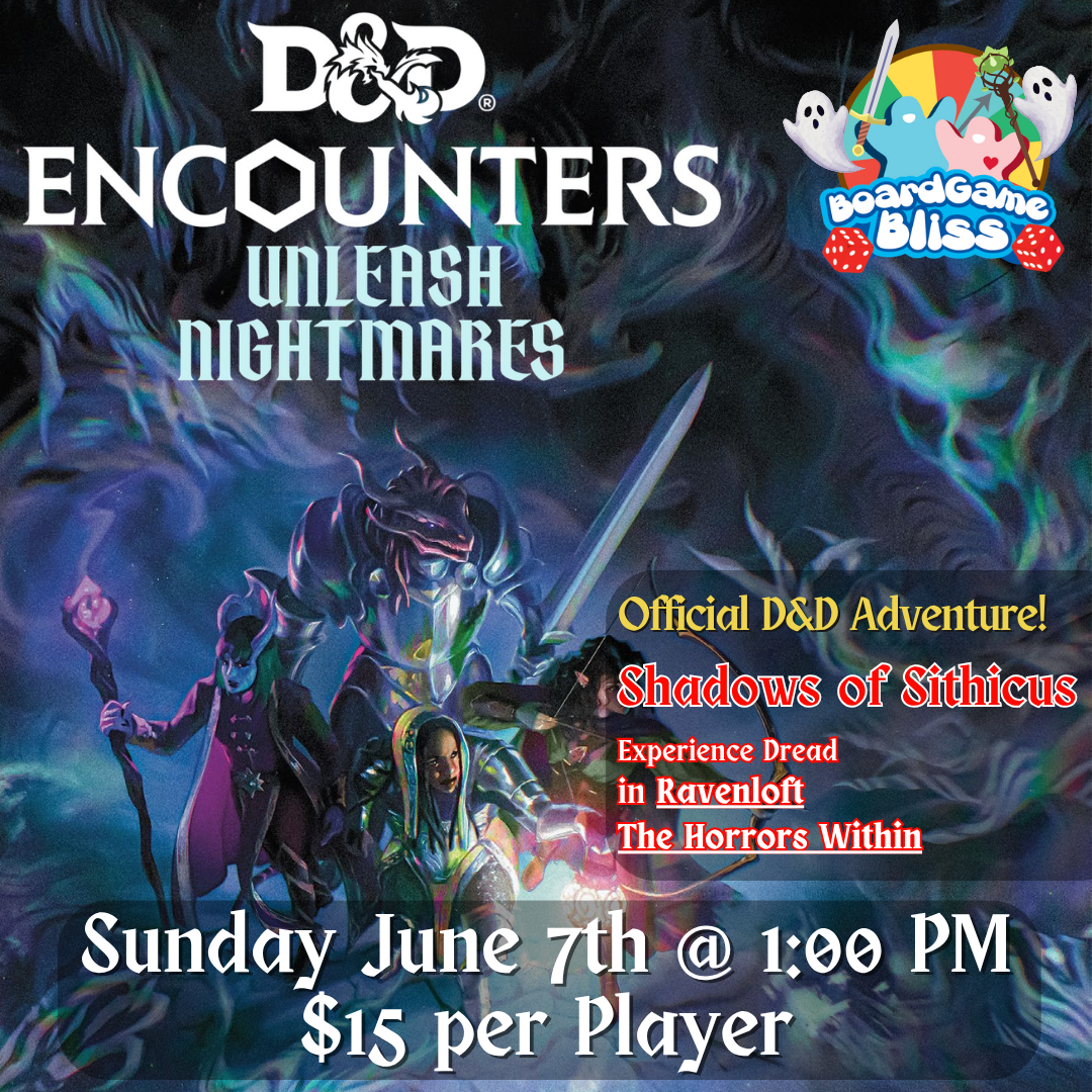 Dungeons & Dragons: Learn to Play One-Shots (Sunday)