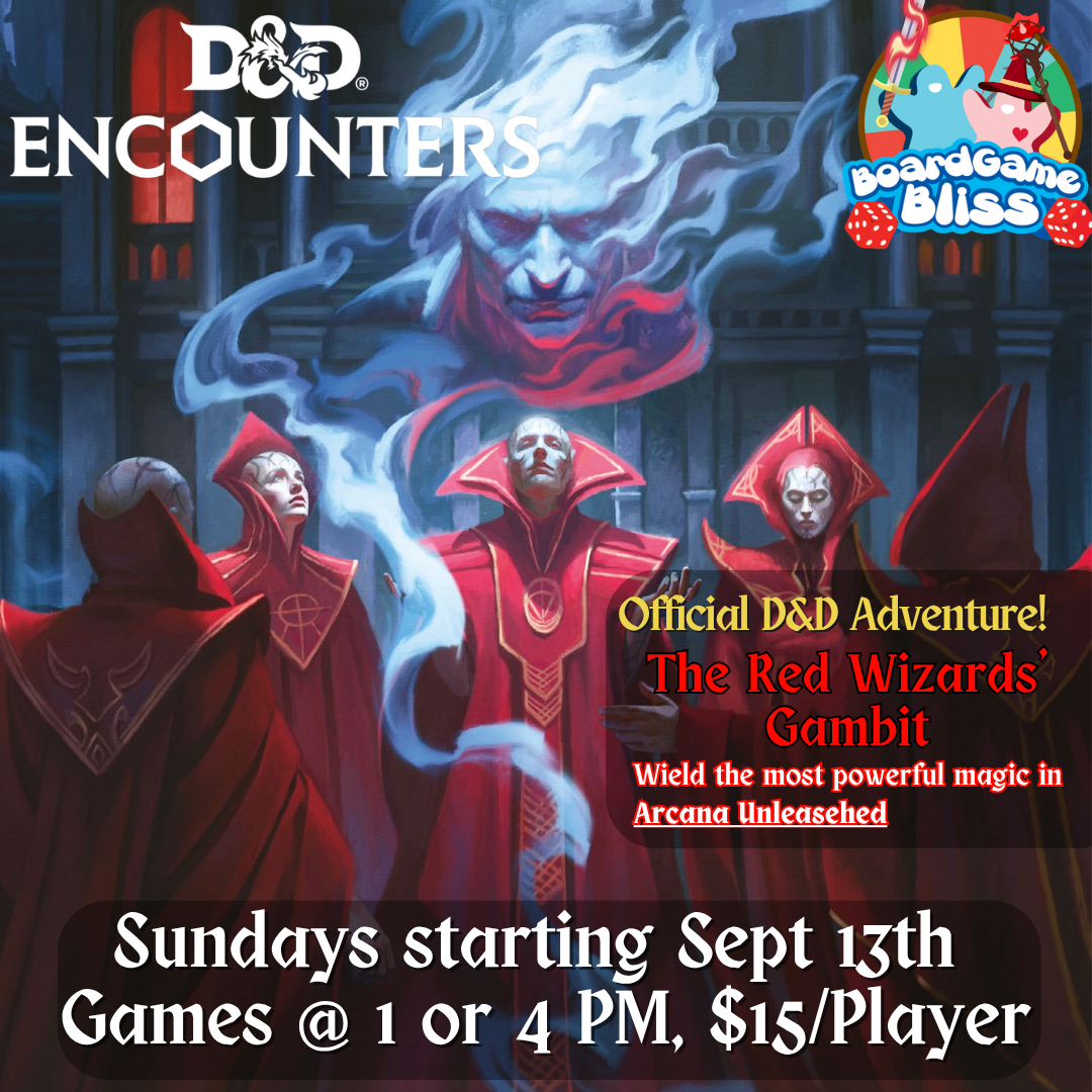 Dungeons & Dragons: Learn to Play One-Shots (Sunday)