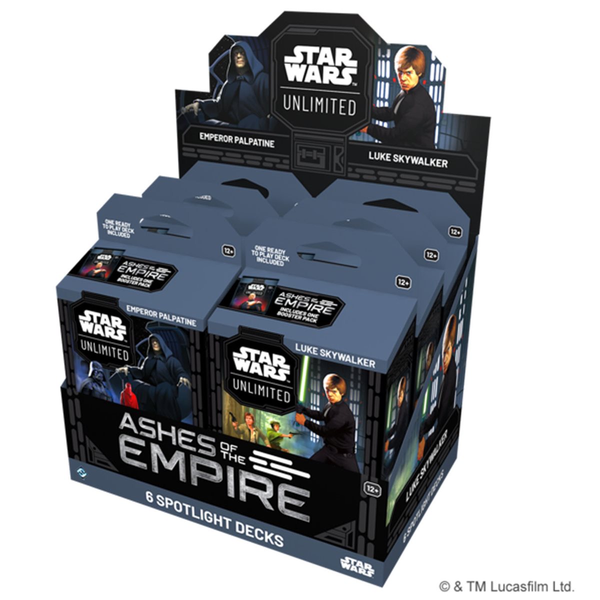 Star Wars: Unlimited - Ashes of the Empire - Spotlight Deck Box *PRE-ORDER*