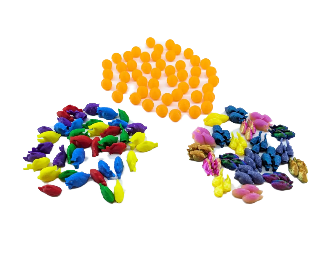 Top Shelf Gamer - Fish Tokens Bundle compatible with Finspan™ (Set of 110)