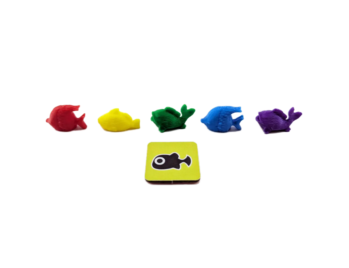 Top Shelf Gamer - Fish Tokens Bundle compatible with Finspan™ (Set of 110)