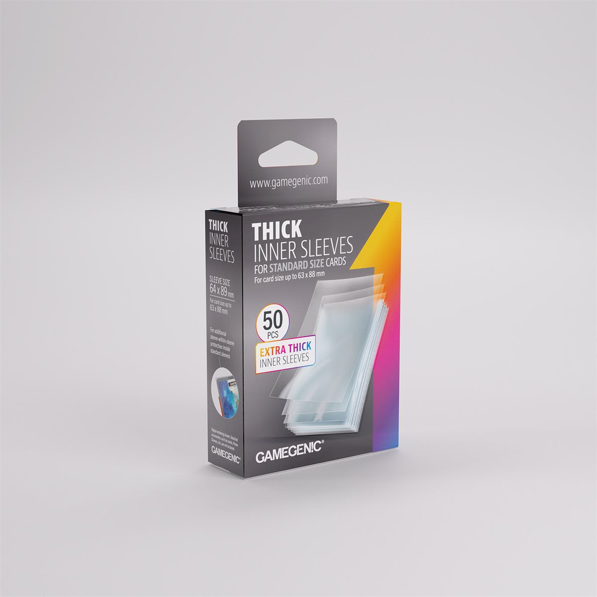 Gamegenic - Thick Inner Sleeves (50ct) (Repackaging)