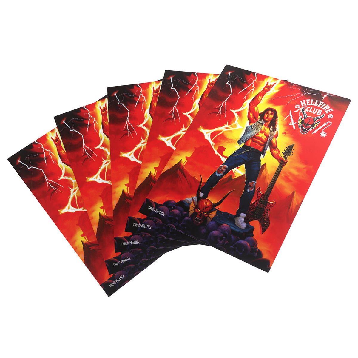 Gamegenic: Stranger Things: Hellfire Club Art Sleeves: Eddie Munson (50ct)
