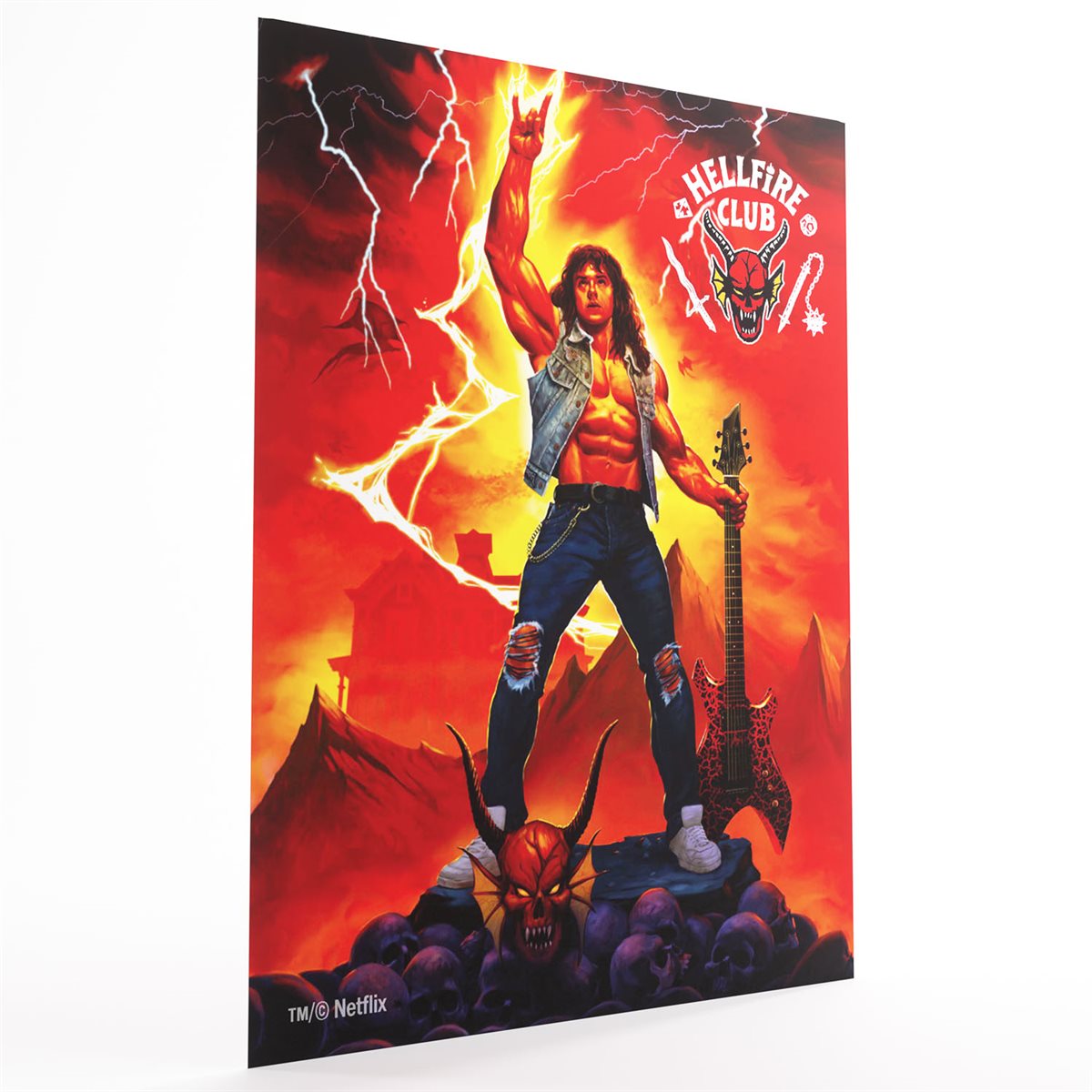 Gamegenic: Stranger Things: Hellfire Club Art Sleeves: Eddie Munson (50ct)